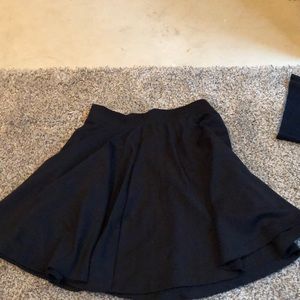 Black circle skirt
